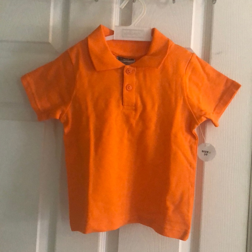 Orange Polo Boys Shirt